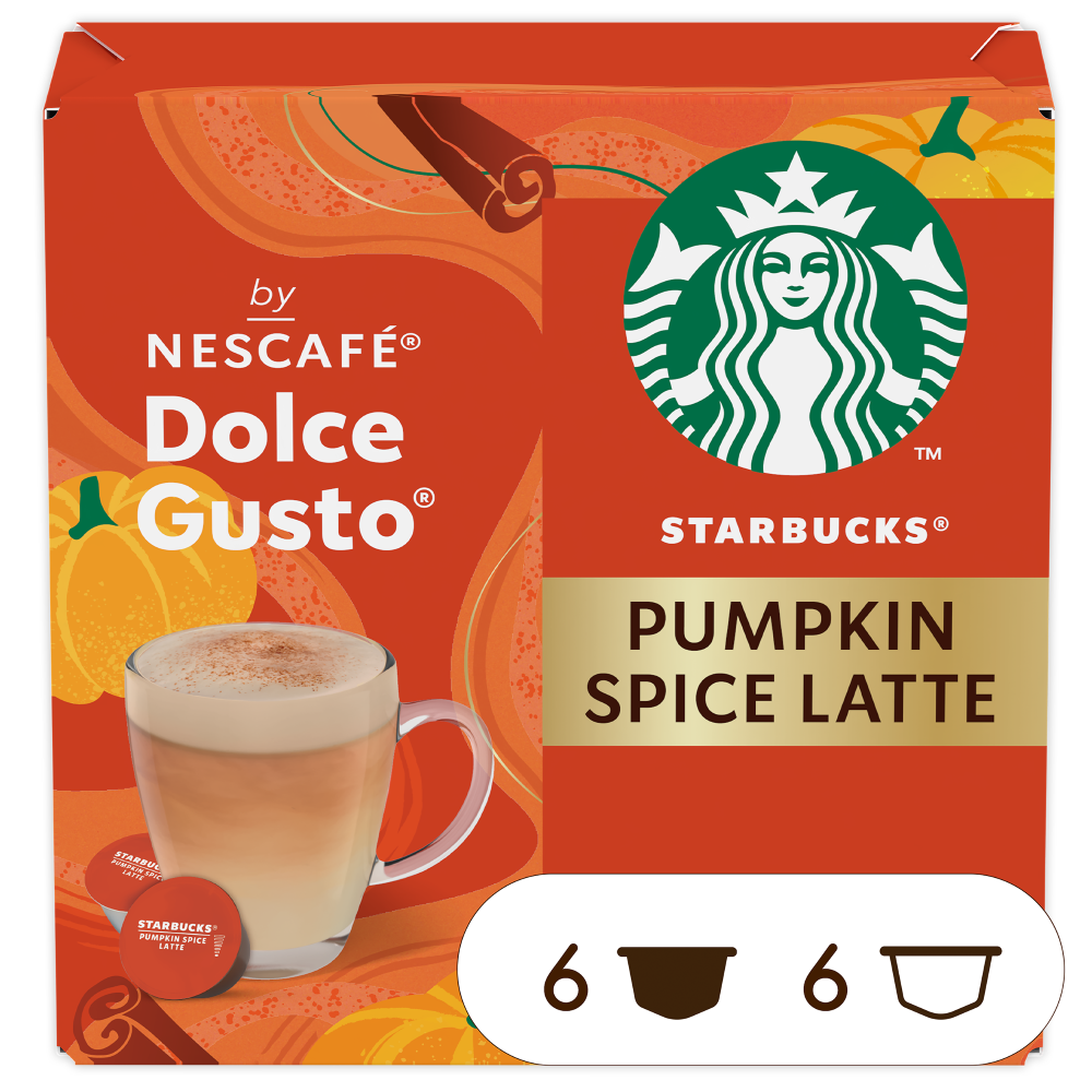 STARBUCKS® PUMPKIN SPICE LATTE 12 CÁPSULAS