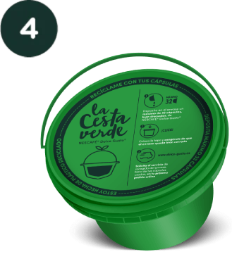 La cesta verde de NESCAFÉ® Dolce Gusto®