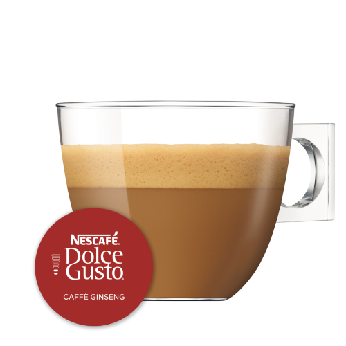 Cápsula con taza de Cortado Con Ginseng 16 Cápsulas de NESCAFÉ Dolce Gusto