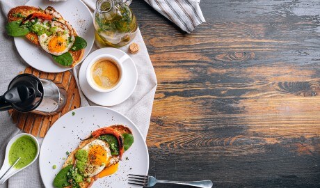 Café para desayunar