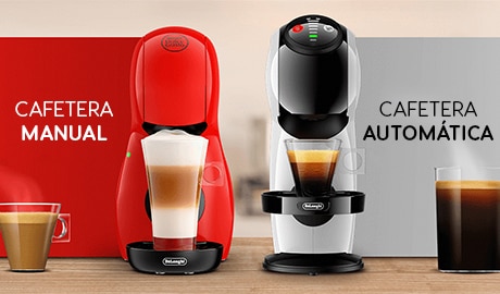 Comparativa cafetera de cápsulas manual vs automática